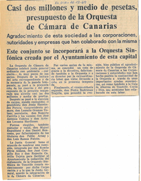 Refundación de la OST, 1970. El Día, 14/12/1969