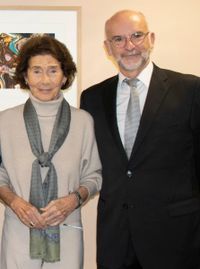 En la foto, Dña. Paloma Oshea y Angel Luis Quintana.